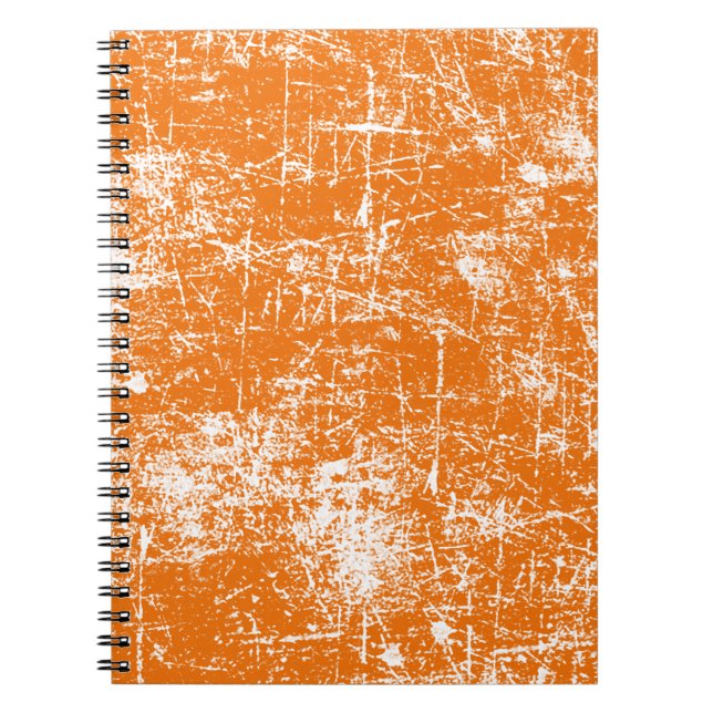 Orange Disted Anteckningsbok (Framsidan)