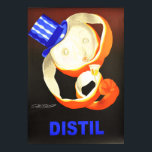 ORANGE DISTIL Liquor Advertisement Mauzan Art Deco Poster<br><div class="desc">Högupplöst reproduktion,  vassa toppen-utskrifter,  färg korrigerat för vibrant och skarpt färger och digitalt reparerat för tårar,  fläckar,  saknade inslag. Destil Vintage Alkohol Poster av Mauzan.</div>