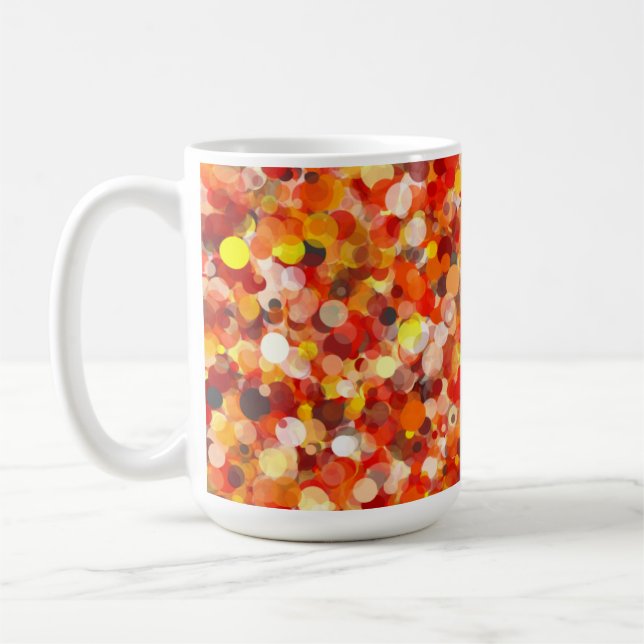 Orange Dot 15oz Mugg (Vänster)