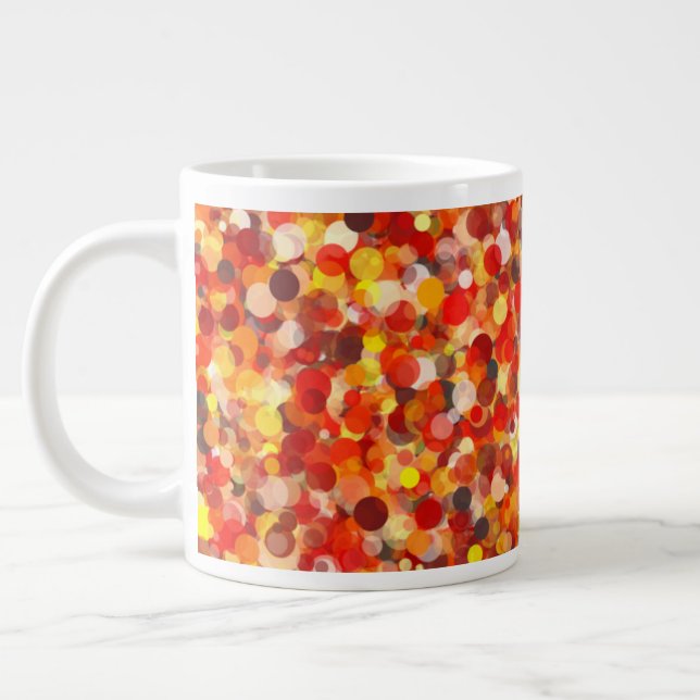 Orange Dot 20oz Mugg Jumbo Mugg (Vänster)