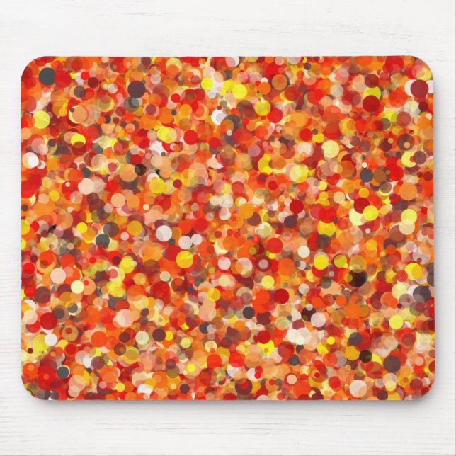 Orange Dot Mousepad Musmatta (Framsidan)