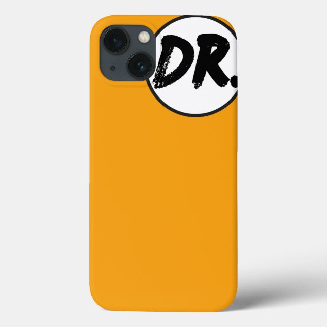 Orange DR. Logo Telefonfodral (Baksida)