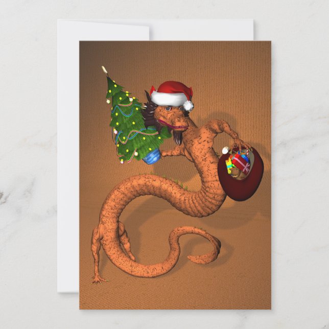 Orange Dragon Inbjudningar (Framsida)