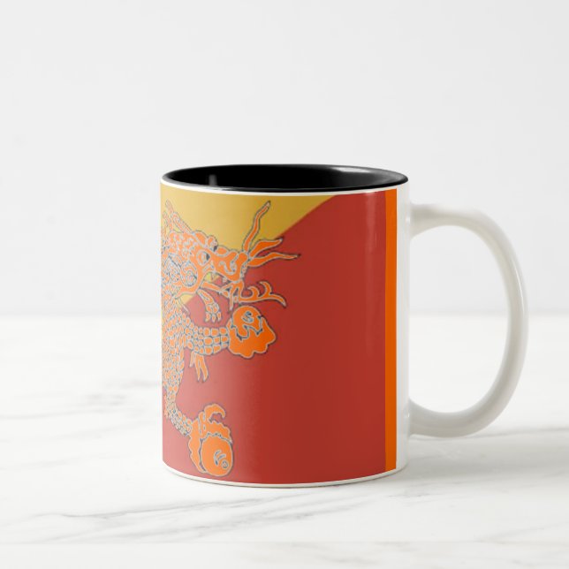 Orange Dragon Mugg (Höger)