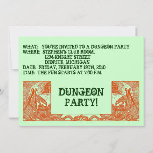 ORANGE DRAGONER I DUNGEONERNA ~ PARTIINBJUDANDE! INBJUDNINGAR