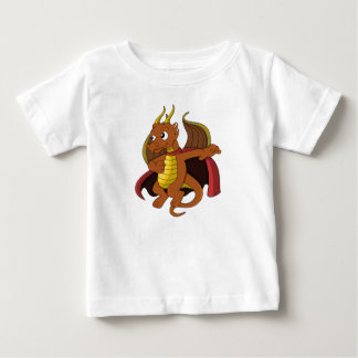 Orange draon tecknad Baby T-Shirt