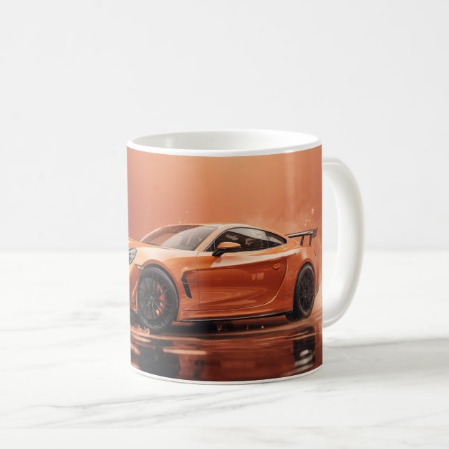 Orange Drifts sportbil 365 Kaffemugg (Framsida höger)