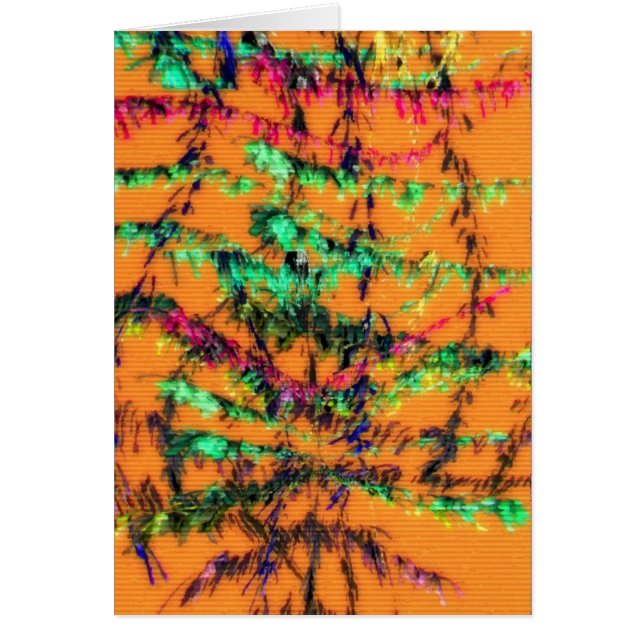 Orange du Glad Hälsningskort (Framsidan)