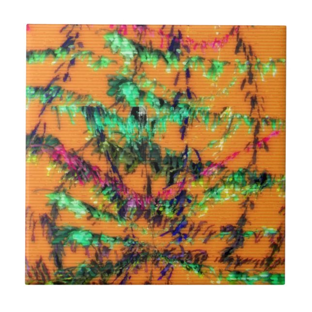 Orange du Glad Kakelplatta (Framsidan)