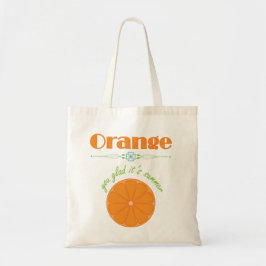 Orange du glatt det är sommaren Théed Mönster Tygkasse