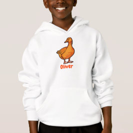 Orange Duck Kids T Shirt