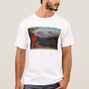 Orange dunge för Foothill i WinterStaten T Shirt