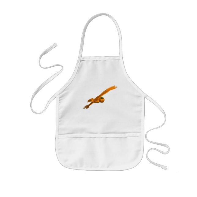 Orange Eagle Barnförkläde (Framsidan)