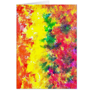 Orange eldsvådakort A3 Hälsningskort