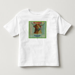 Orange etikett för El Toro Tee Shirt