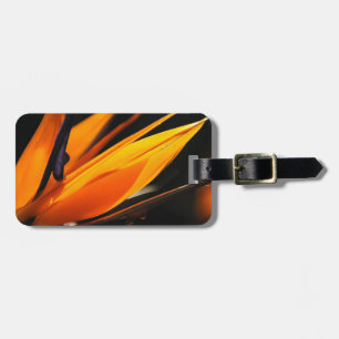 Orange fågel av paradisStrelitzia Bagagebricka