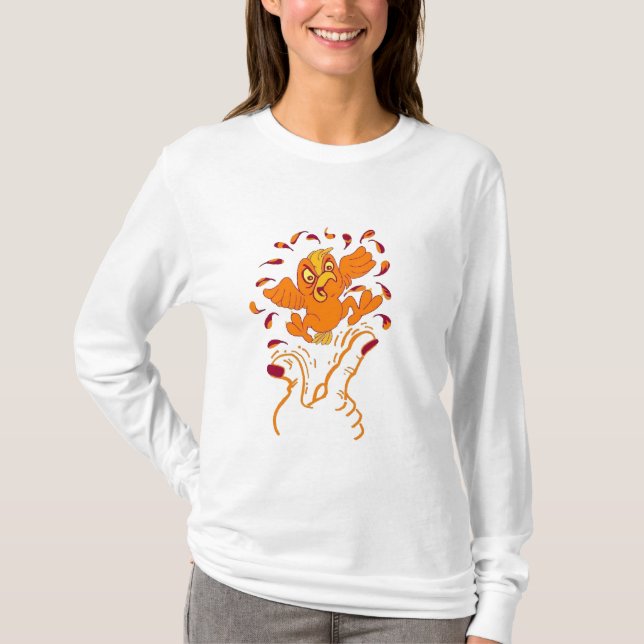 Orange fågel tee (Framsida)