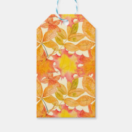 ORANGE FALL HÖST LÖV PRESENTETIKETT