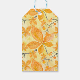 ORANGE FALL HÖST LÖV PRESENTETIKETT