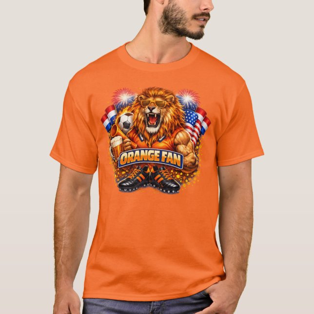 Orange fan t shirt (Framsida)