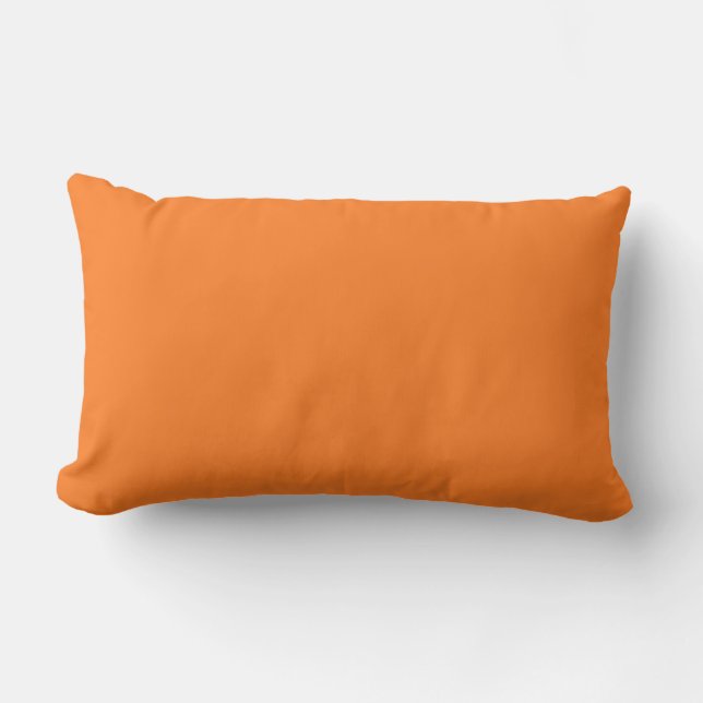 Orange färg bearbetar endast inbjudankort lumbarkudde (Framsida)