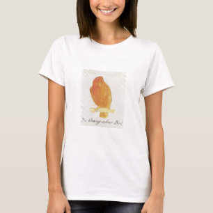 Orange Färg Bird från 16 Teckning av Tee Shirt