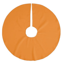 Orange Färg Julgransmatta Borstad Polyester