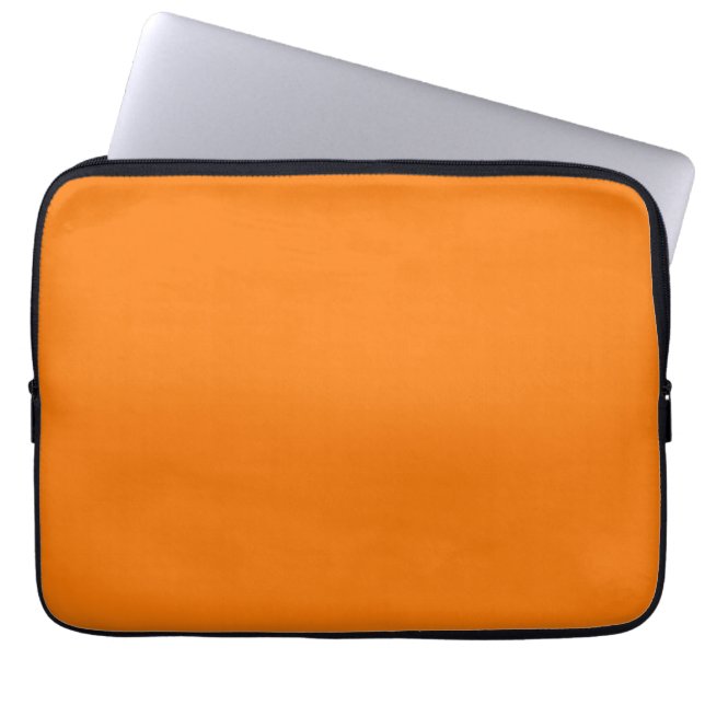 Orange Färg Laptop Fodral (Framsidan)