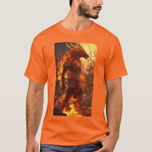 Orange färg T-skjorta T Shirt