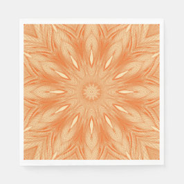 Orange Faux Tulle Design Pappersservett