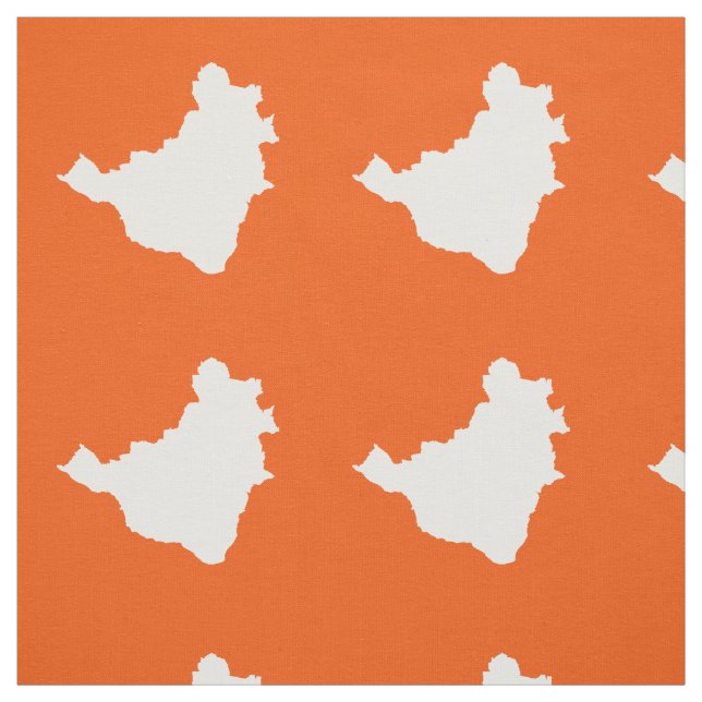 Orange Festive Brasilien Tyg (Provkarta)