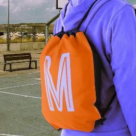 orange - fet monogram gympapåse