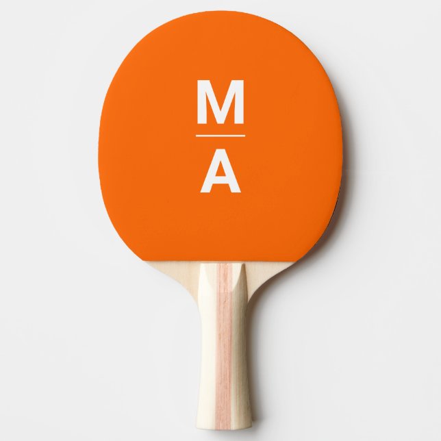 orange - feta monogram pingisracket (Framsidan)