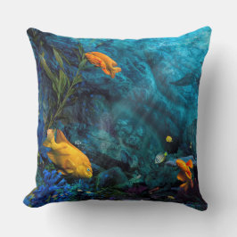 ORANGE FISH BLUE OCEAN KUDDE