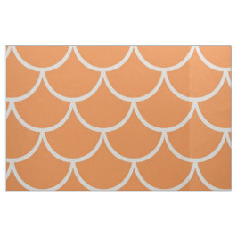 Orange fjällskal fabric Fiskfjälltyg Mermaid sc Tyg