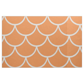 Orange fjällskal fabric Fiskfjälltyg Mermaid sc Tyg
