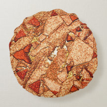 Orange fläckfärgad vulkaniska sten teckning