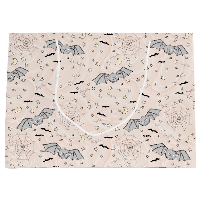 Orange Fladdermus Spooky Cute Gender Neutral (Framsidan)