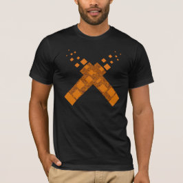 Orange flamman dödskult kor brandfack Halloween T-shirt