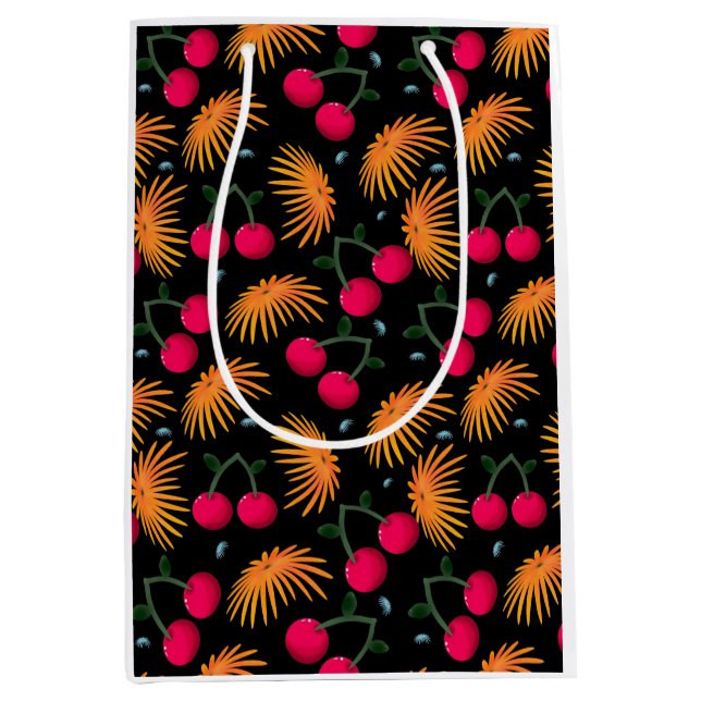 Orange Floral Cherry Pattern (Framsidan)