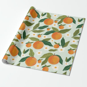 Orange Flower Citrus Clementine Presentpapper