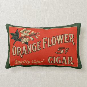 Orange Flower Dekorativ kudde