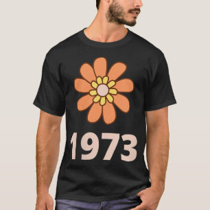 Orange Flower Groovy Pro Choice 1973 Pro - valavgi T Shirt