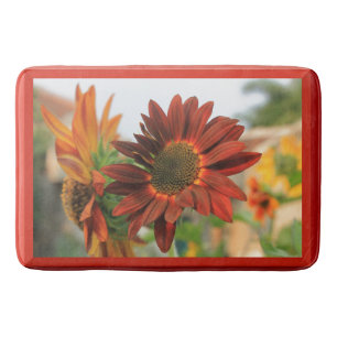 Orange Flower Large Bath Mat Badrumsmatta