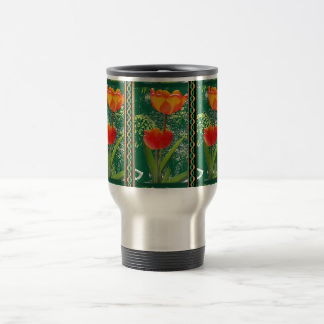 Orange Flower Mugg (Center)