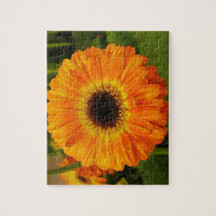 Orange Flower Puzzle Pussel