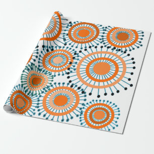 Orange Flowers Presentpapper