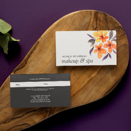 Orange Flowers | Professionell feminin Tidsbeställning Kort