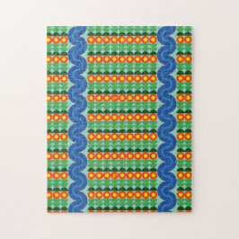 Orange Flowers - Puzzle Pussel