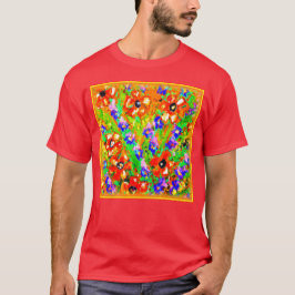 "Orange Flowers", slutmålning. Köp nu T Shirt